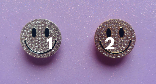 SMILEY FACE Metal Charms