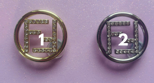 F CIRCLE Metal Charms