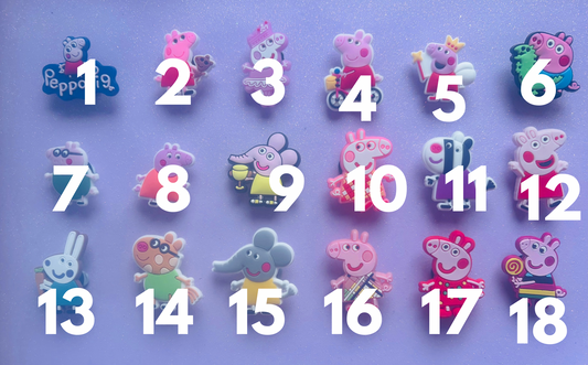Peppa Clog PVC CHARMS