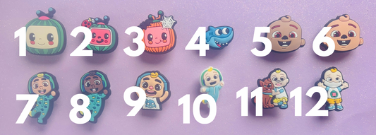 C0C0 M3L0N PVC Charms