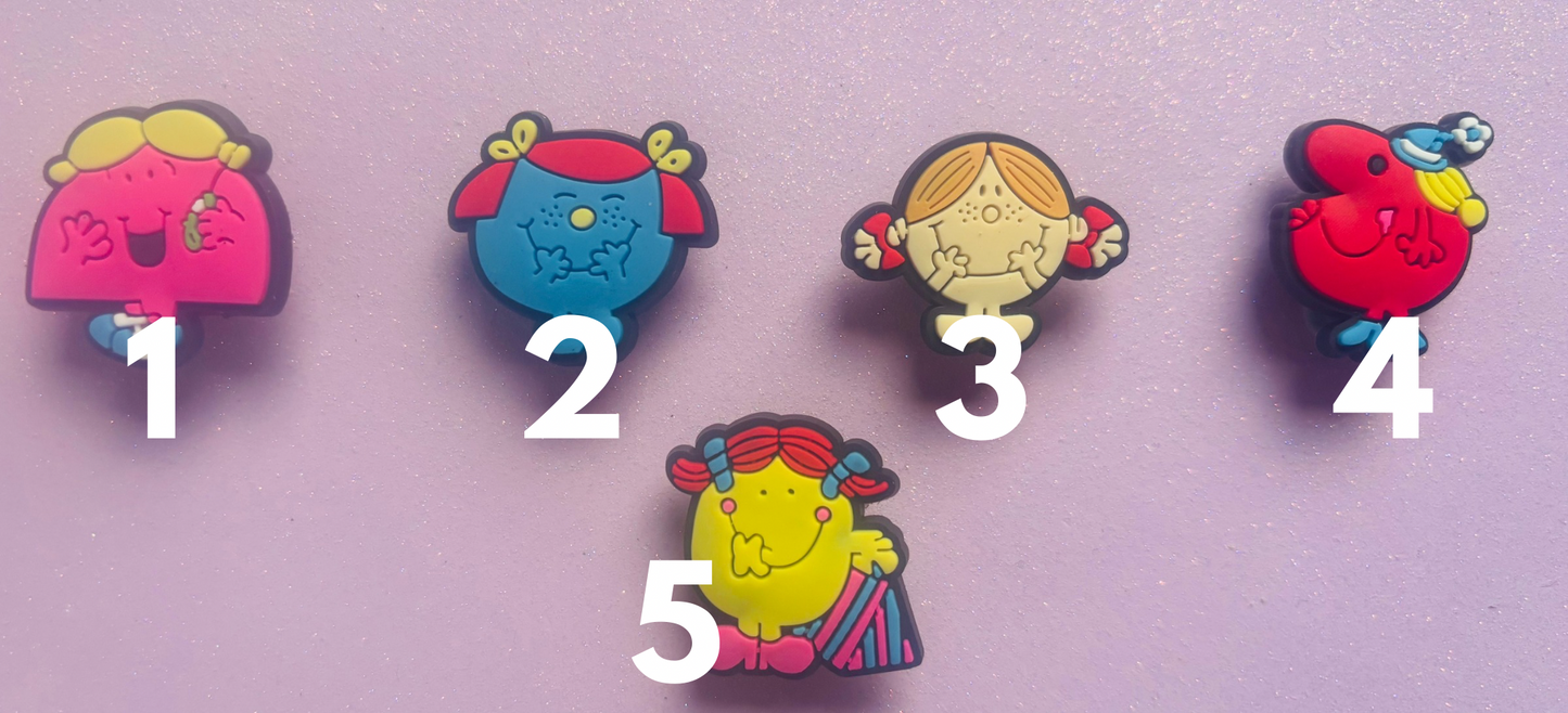L@DY MR MEN PVC Charms