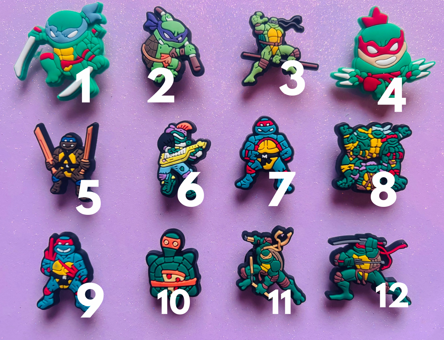 N1NJ@ TURTLES PVC Charms
