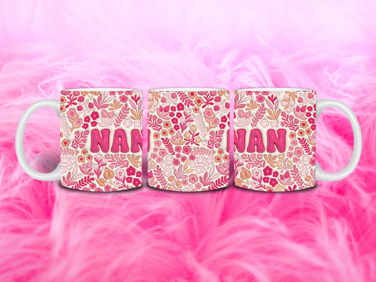 Nan Floral 11oz Mug