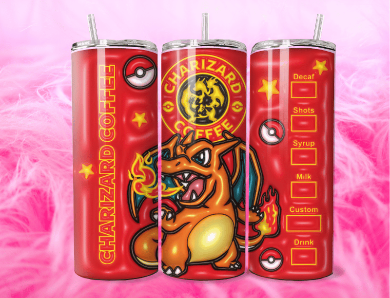 Charizard Coffee 20oz Tumbler