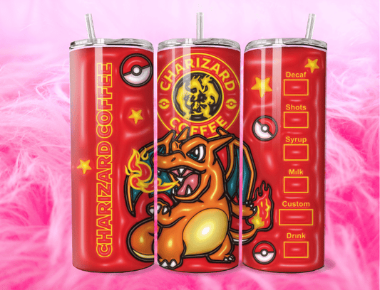 Charizard Coffee 20oz Tumbler
