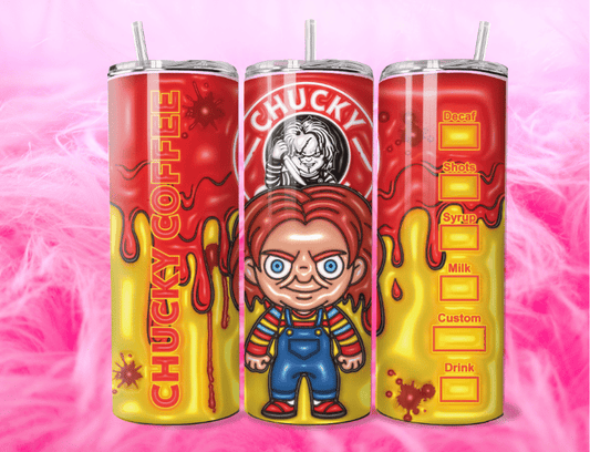 Chuck-y Coffee 20oz Tumbler