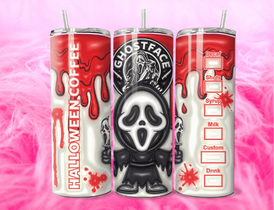 Ghost-Face Coffee 20oz Tumbler