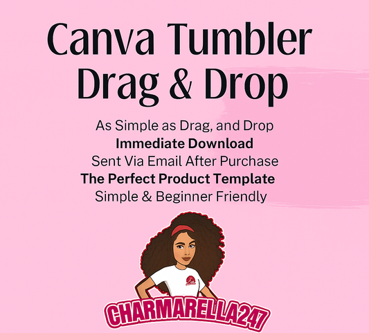 Canva Tumbler Drag & Drop