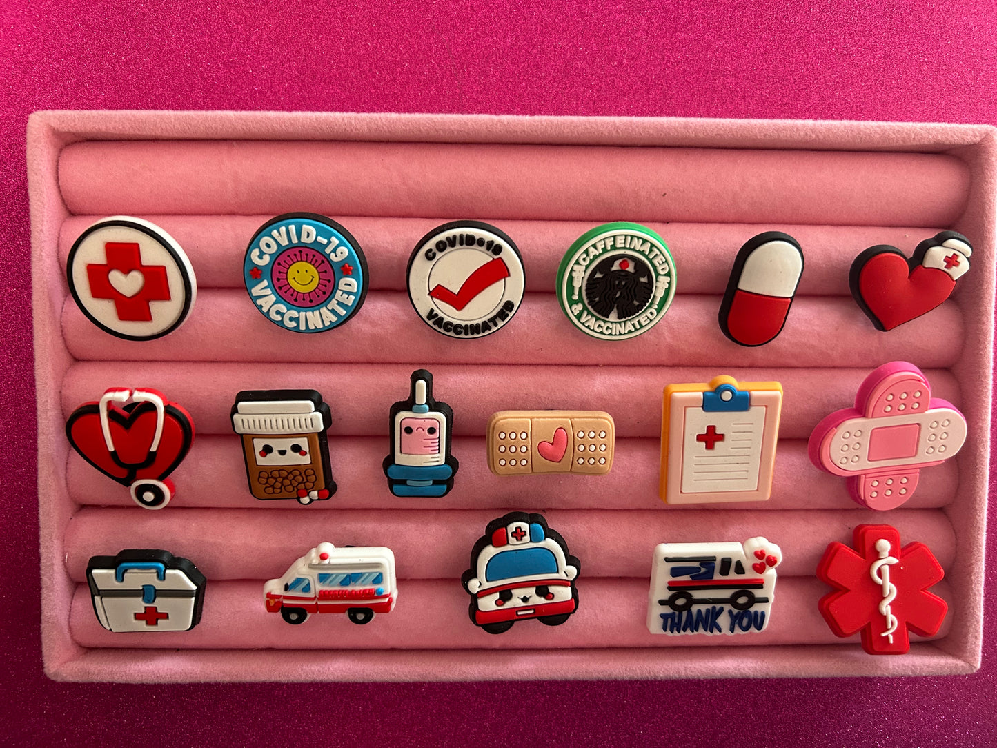 Medical Inspired PVC Charms