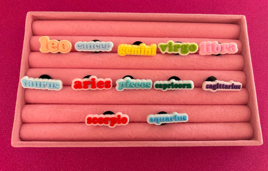 Star Signs PVC Charms