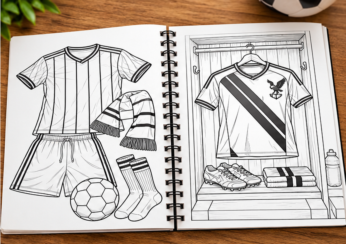 New-Castle A4 Colouring Book