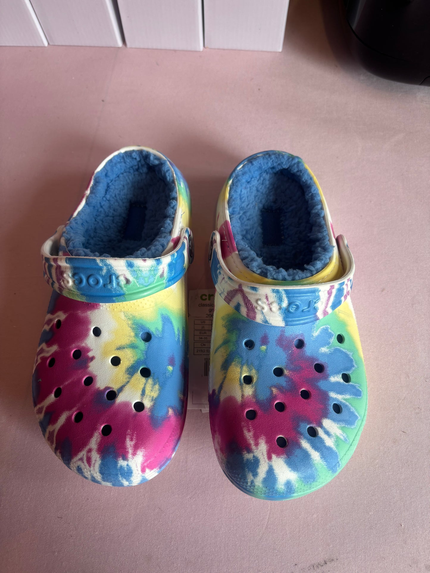 Childrens Lined Crocs