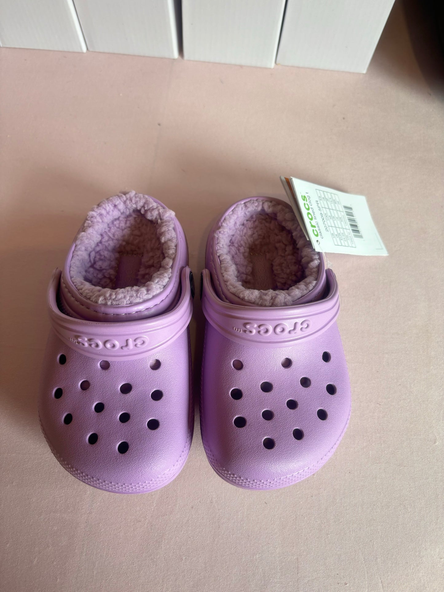 Childrens Lined Crocs